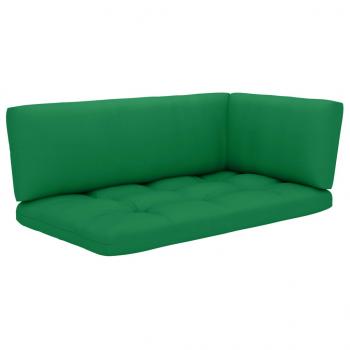 6-tlg. Paletten-Lounge-Set mit Kissen Imprägniertes Kiefernholz