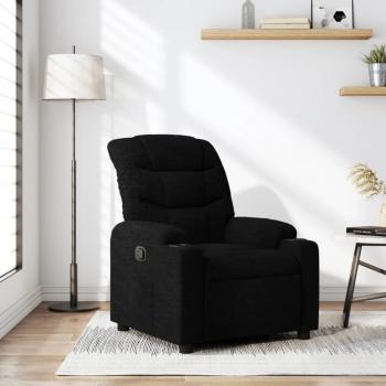 ARDEBO.de - Relaxsessel Schwarz Stoff