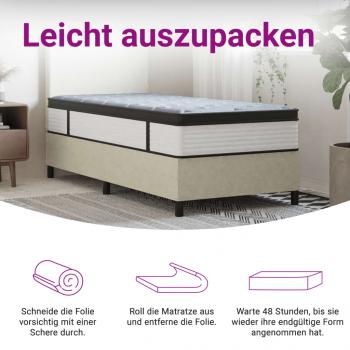 Matratze Taschenfederkern Medium Plus 80x200 cm