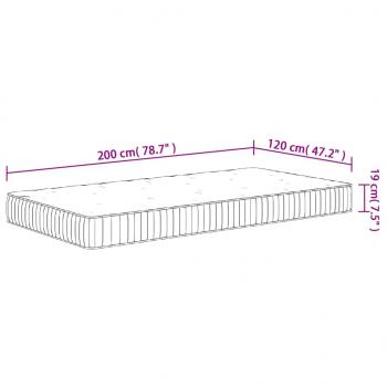 Matratze Taschenfederkern Mittel 120x200 cm