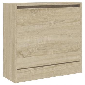 Schuhregal Sonoma-Eiche 60x21x57 cm Holzwerkstoff