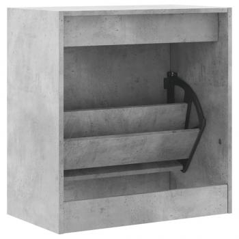 Schuhschrank Betongrau 60x34x63,5 cm Holzwerkstoff