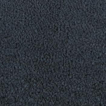 Fußmatte Dunkelgrau Halbrund 50x80 cm Kokosfaser Getuftet