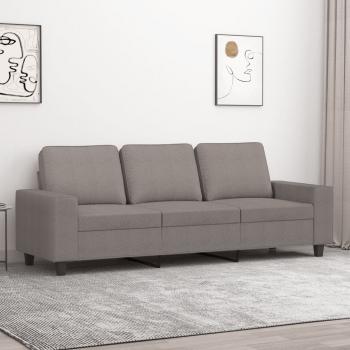 ARDEBO.de - 3-Sitzer-Sofa Taupe 180 cm Stoff