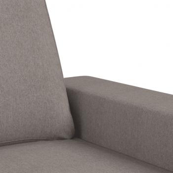 3-Sitzer-Sofa Taupe 180 cm Stoff