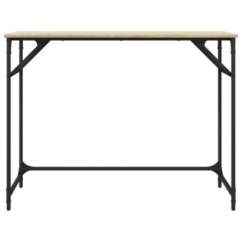 Schreibtisch Sonoma-Eiche 100x45x76 cm Holzwerkstoff und Stahl