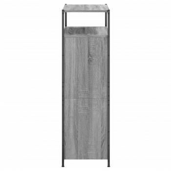 Schuhschrank Grau Sonoma 75x34x112 cm Holzwerkstoff