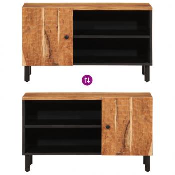 TV-Schrank 80x33x46 cm Massivholz Akazie