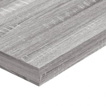 Wandregale 4 Stk. Grau Sonoma 60x10x1,5 cm Holzwerkstoff