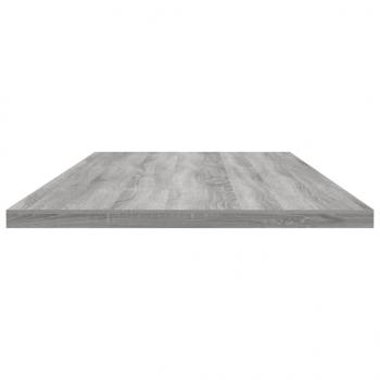 Wandregale 4 Stk. Grau Sonoma 100x30x1,5 cm Holzwerkstoff