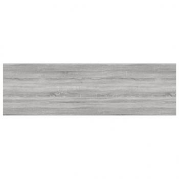 Wandregale 4 Stk. Grau Sonoma 100x30x1,5 cm Holzwerkstoff