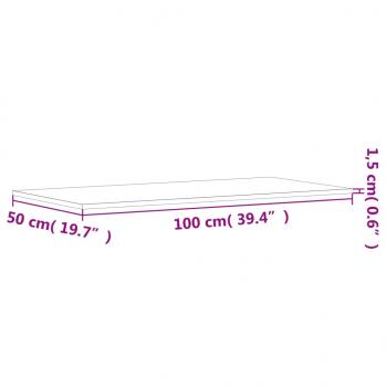 Wandregale 4 Stk. Braun Eichen-Optik 100x50x1,5cm Holzwerkstoff