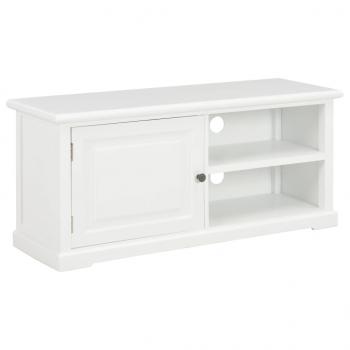 ARDEBO.de - TV-Schrank Weiß 90 x 30 x 40 cm Holz