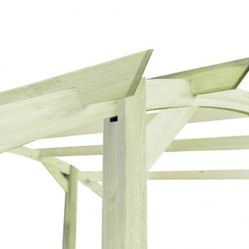 Garten-Pergola Kiefernholz Imprägniert 180x197x210 cm