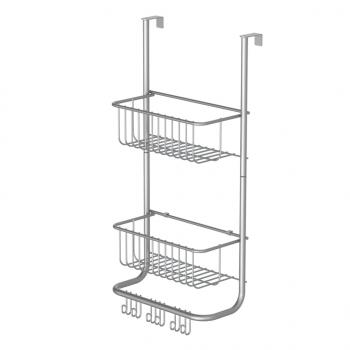 ARDEBO.de - EISL Wandregal Silbern Matt 30,5x13x62 cm