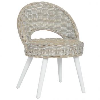 ARDEBO.de - Sessel Kubu-Rattan Weiß