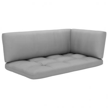 2-Sitzer-Palettensofa mit Kissen Imprägniertes Kiefernholz