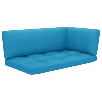 2-Sitzer-Palettensofa mit Kissen Imprägniertes Kiefernholz