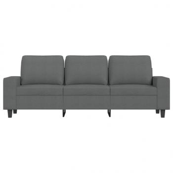 3-Sitzer-Sofa Dunkelgrau 180 cm Stoff