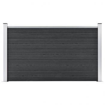 Gartenzaun WPC 526x106 cm Grau