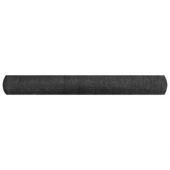 Zaunblende Schwarz 1,5x25 m HDPE 150 g/m² 