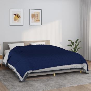 ARDEBO.de - Gewichtsdecke Blau 235x290 cm 11 kg Stoff