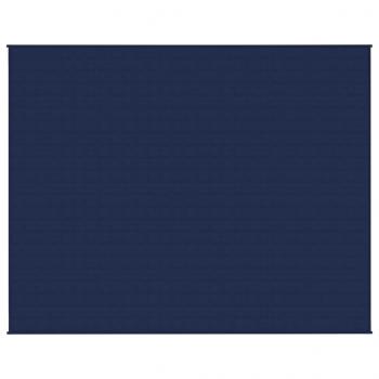 Gewichtsdecke Blau 235x290 cm 11 kg Stoff