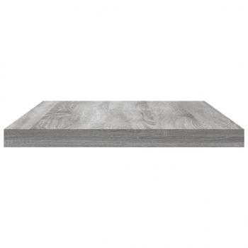 Wandregale 4 Stk. Grau Sonoma 40x20x1,5 cm Holzwerkstoff