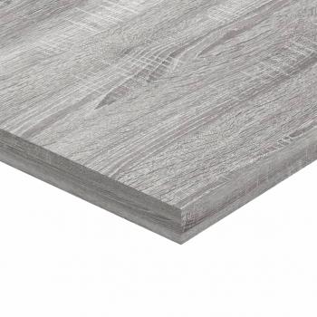 Wandregale 4 Stk. Grau Sonoma 40x20x1,5 cm Holzwerkstoff