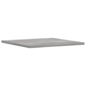 Wandregale 4 Stk. Grau Sonoma 40x40x1,5 cm Holzwerkstoff