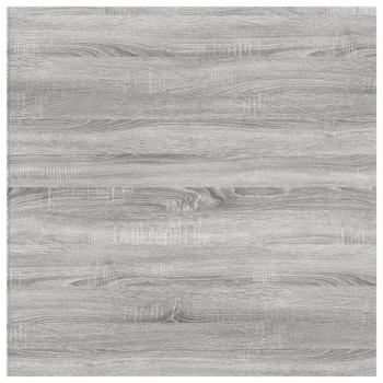 Wandregale 4 Stk. Grau Sonoma 40x40x1,5 cm Holzwerkstoff