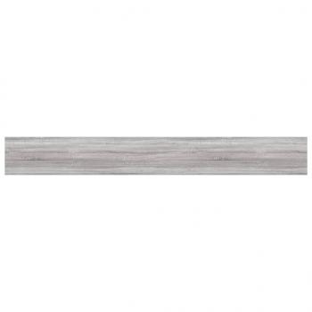 Wandregale 4 Stk. Grau Sonoma 80x10x1,5 cm Holzwerkstoff