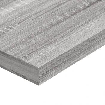 Wandregale 4 Stk. Grau Sonoma 80x10x1,5 cm Holzwerkstoff