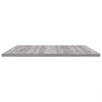 Wandregale 4 Stk. Grau Sonoma 80x50x1,5 cm Holzwerkstoff