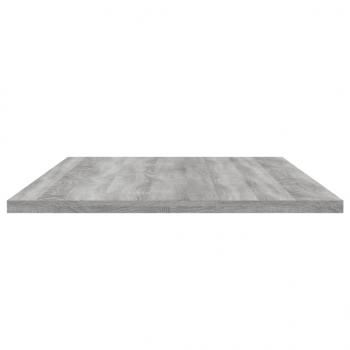 Wandregale 4 Stk. Grau Sonoma 100x40x1,5 cm Holzwerkstoff