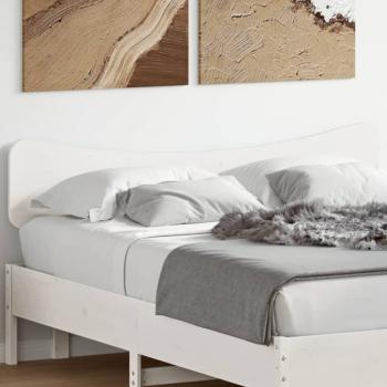 ARDEBO.de - Kopfteil Weiß 140 cm Massivholz Kiefer