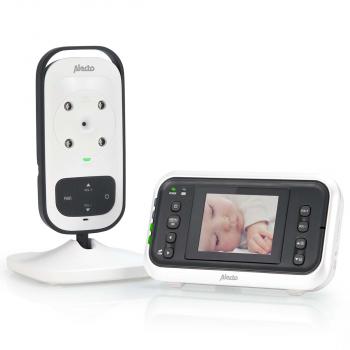 ARDEBO.de - DVM-75 Video-Babyphone mit 2,4" Farbdisplay weiß/anthrazit