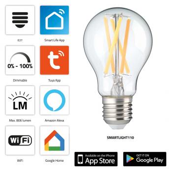 ARDEBO.de - SMARTLIGHT110 Smart-Filament-LED-Lampe mit Wi-Fi