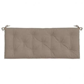 Gartenbank-Auflage Taupe 120x50x7 cm Oxford-Gewebe