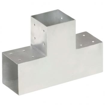 ARDEBO.de - Pfostenverbinder T-Form Verzinktes Metall 101 x 101 mm