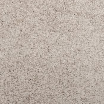 Shaggy-Teppich PAMPLONA Hochflor Modern Beige 160x160 cm
