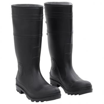 ARDEBO.de - Gummistiefel Schwarz Größe 41 PVC