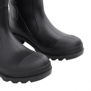 Gummistiefel mit Herausnehmbarem Innenfutter Schwarz Gr. 42 PVC