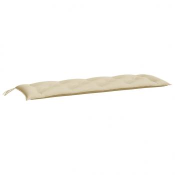 Gartenbank-Auflagen 2 Stk. Beige 150x50x7 cm Oxford-Gewebe