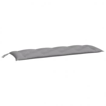 Gartenbank-Auflagen 2 Stk. Grau 150x50x7 cm Oxford-Gewebe