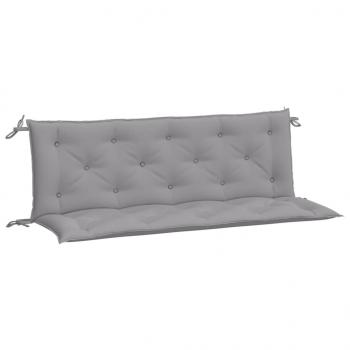 Gartenbank-Auflagen 2 Stk. Grau 150x50x7 cm Oxford-Gewebe