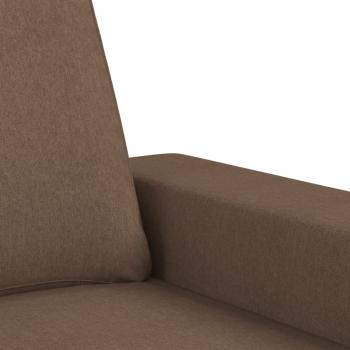 3-Sitzer-Sofa Braun 180 cm Stoff