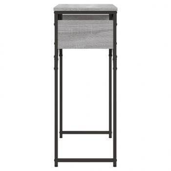 Konsolentisch mit Ablage Grau Sonoma 75x30x75cm Holzwerkstoff