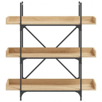 Bücherregal 3 Böden Sonoma-Eiche 100x33x108,5 cm Holzwerkstoff