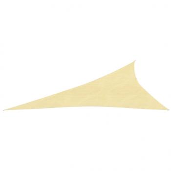 ARDEBO.de - Sonnensegel 160 g/m² Beige 3x4x5 m HDPE